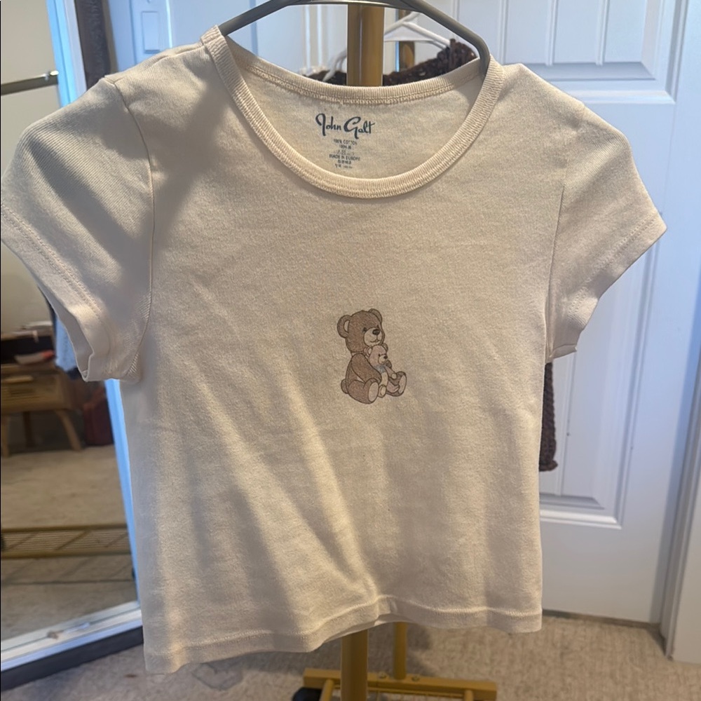 Brandy Melville T-Shirt with Bear Design